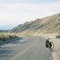 Back on paved Wildrose Road again, it's a blast riding back down through the canyon.