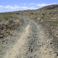The first couple hundred feet of the Lava Tube Trail is actually on rough road that is open to motor vehicles