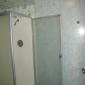 Shower stall in my room at the Royal Hawaiian Motel