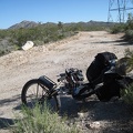 I park the 10-ton bike and go for a walk when I see some openings in the landscape that might make for a good campsite