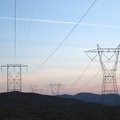 One of two major powerline routes that cut across Mojave National Preserve