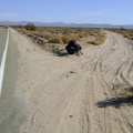 About a mile into Mojave National Preserve, I pass a sandy unpaved road (Old Kelso Road) that goes where I'm going today