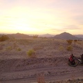 This Devil's Playground campsite is perfect near Old Kelso Road, with pointy Cowhole Mountain in the background