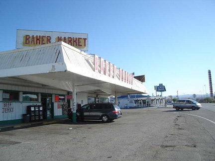 Baker Market, the town's only mom-and-pop store, carries a small vegetable selection and even propane bottles