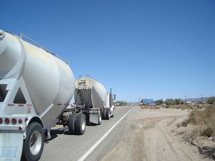 Highway 127 isn't all that busy, but it does have a lot of big rigs driving it