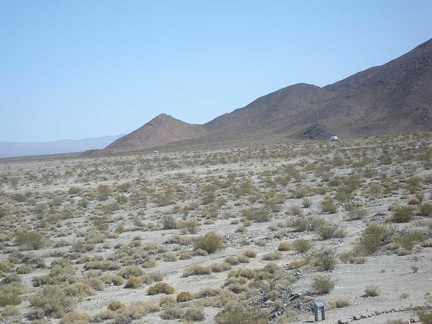 I climb up one of the rocky hills on the way back to the Salt Creek Hills parking lot