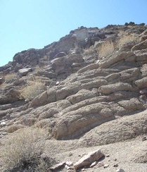 These hills seem to have more rock than soil