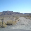 On the way up the hill is the dirt road to the old Ibex Springs mining area