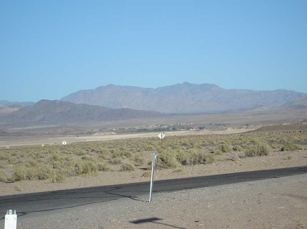 Tecopa off in the distance