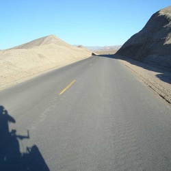 Day 1: Baker to Tecopa Hot Springs, California, mostly on Highway 127