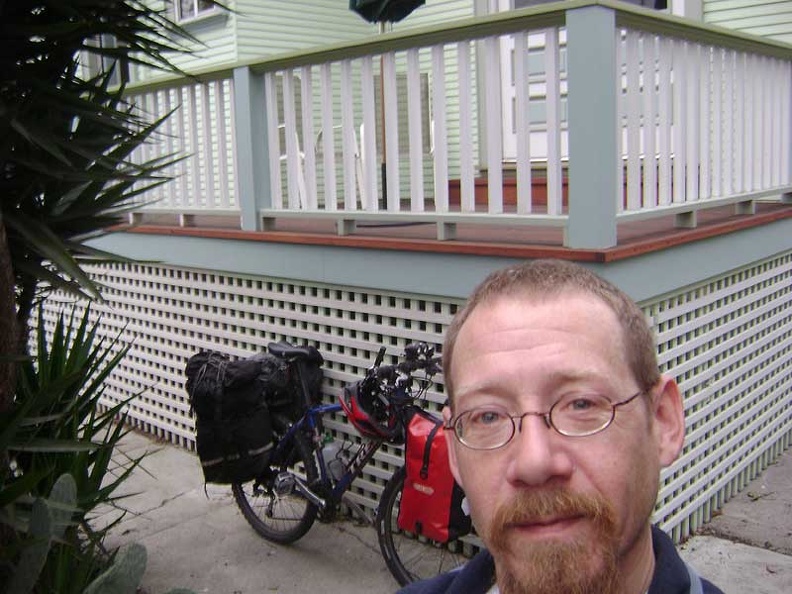 The 10-ton bike and I are ready to leave downtown San José and head to Mojave National Preserve again!