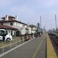My Amtrak bus out of San José leaves me at Stockton, where I transfer to an Amtrak train to Bakersfield