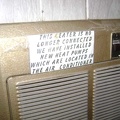 Even the message telling the visitor that this heater is no longer in use appears to be many years old