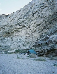 Just before the end of Monarch Canyon Road