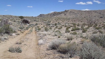 The road to the Barnett Mine area, about 1.5 miles long, is rough and slightly uphill