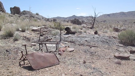 Have a seat and relax at the end of the Barnett Mine Road