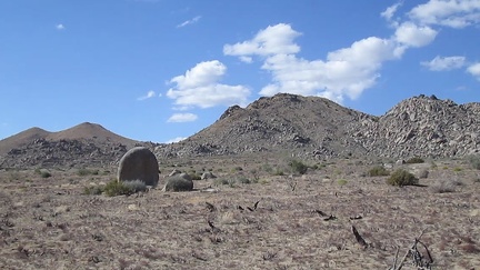 A couple of stray boulders sit on this part of Upper Black Diamond Spring Valley