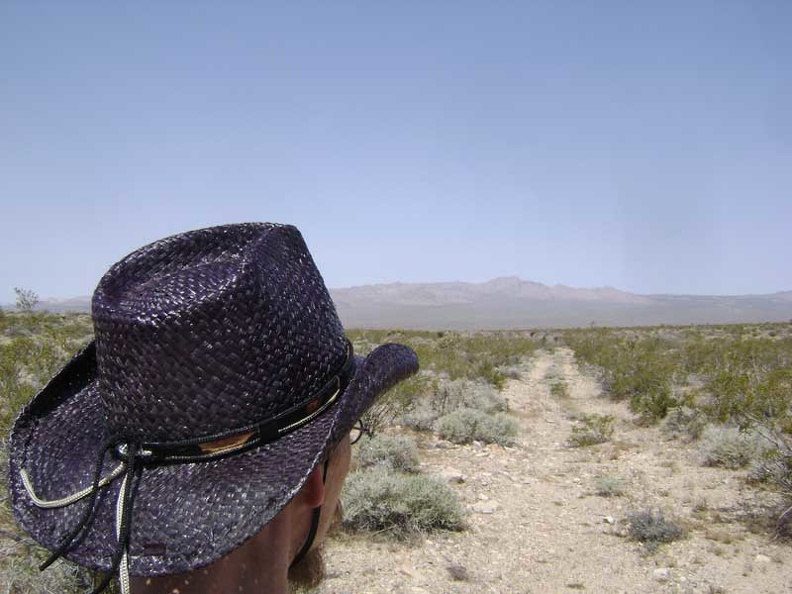 I'm off early (for me) on today's hike to the Bolder Spring area, which begins with a 1/4-mile walk down Globe Mine Road