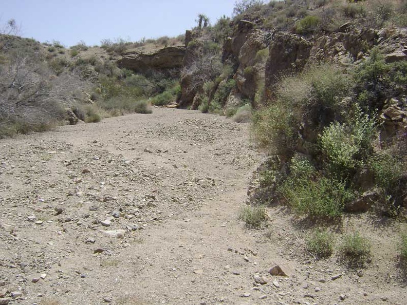 I return to the main wash and follow it further upward as it carves its way slowly into the base of foothills