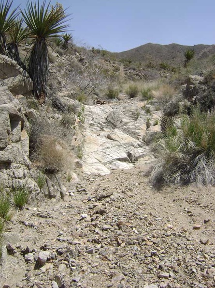 Beyond the dry Bolder Spring, the old "road" doesn't get any better