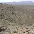 View to the northwest from the summit of hill 1161 near Globe Mine Road, Mojave National Preserve