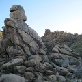 The top of this rock pile reminds me of a vulture's head