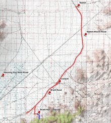 Bicycle route from Nipton to Brant Hills