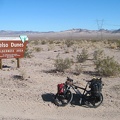 After two miles on the unpaved Crucero Road, I arrive at a billboard advertising the Kelso Dunes Wilderness Area