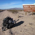 Also along Crucero Road is this BLM Kelso Dunes Wilderness sign