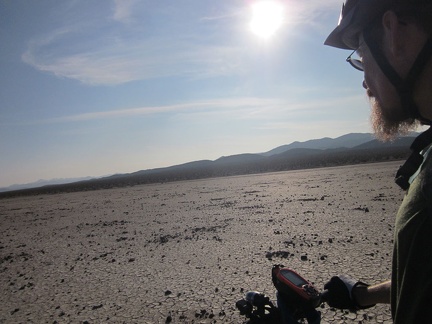 On the south end of Broadwell Dry Lake are scattered many small rocks which look like they may be volcanic in origin