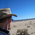 I arrive on the shores of Broadwell Dry Lake and begin the hike across the lake