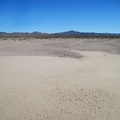I reach the eastern shore of Broadwell Dry Lake and begin the hike up the fan toward the Bristol Mountains