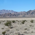 I take a look back at Broadwell Dry Lake and the Cady Mountains as I make my way up the fan