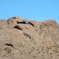 I zoom in from my perch on the rock outcrop for a better view of Broadwell Natural Arch