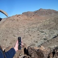 I have cell-phone reception here at Broadwell Natural Arch, so I check and send a few text messages