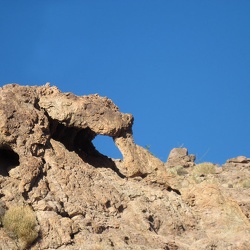 Day 5: Day hike across Broadwell Dry Lake and to Broadwell Natural Arch, Bristol Mountains, Kelso Dunes Wilderness Area