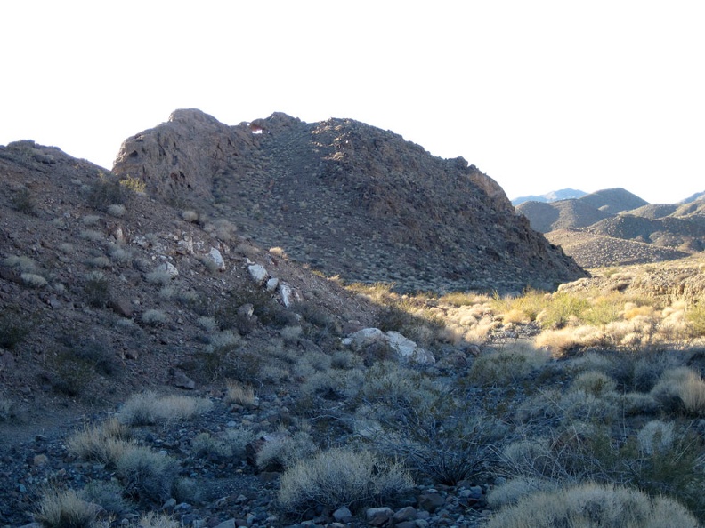 I circle the Broadwell Natural Arch formation and notice that the drop-offs aren't all as steep on the north side