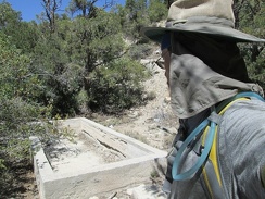 In Keystone Canyon, I come across an old cistern that I remember from when I was here in 2008