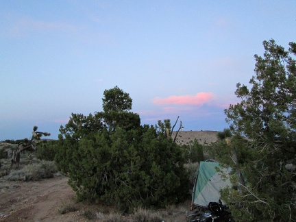 With sunset at Mail Spring comes a bit of relief from the day's heat, followed by thousands of stars in a moonless sky