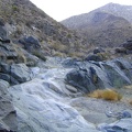 Seasonal streams have done a good job of polishing this rock bed in lower Bull Canyon, Mojave National Preserve
