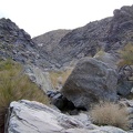 Walking through an open area in middle Bull Canyon