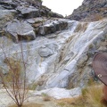 How cool, a little dry waterfall in middle Bull Canyon; it must be 15-20 feet tall