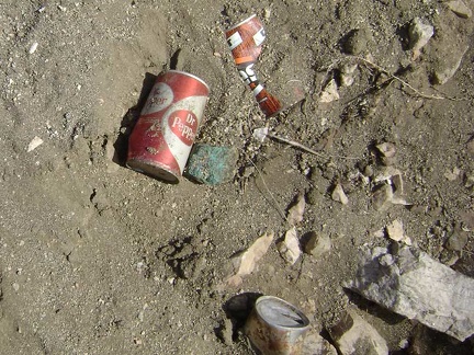 Some of the debris here isn't all that old