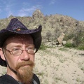 Hiking up Butcher Knife Canyon, Mojave National Preserve