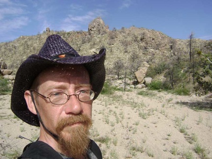 Hiking up Butcher Knife Canyon, Mojave National Preserve