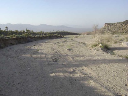 I'm still walking down the wash away from Butcher Knife Canyon, mindlessly, enjoying the scenery and the sunshine