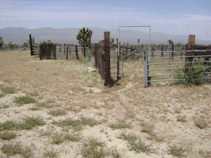 It's time to check out the old corral here below Butcher Knife Canyon