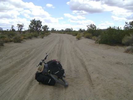 Aiken Mine Road was getting better for a while, but I've reached more deep sand