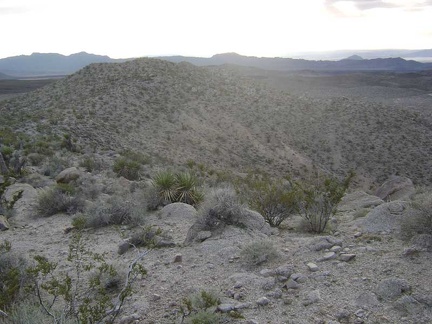 Heading back up to the ridgetop for a moment