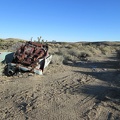 Once in a while, one stumbles across old abandoned vehicles in remote desert locations, like this one